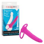 Silicone Love Rider Dual Penetrator - Pink - Image 3