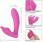 Venus Butterfly Silicone Remote Pulsating Venus G - Pink - Image 7