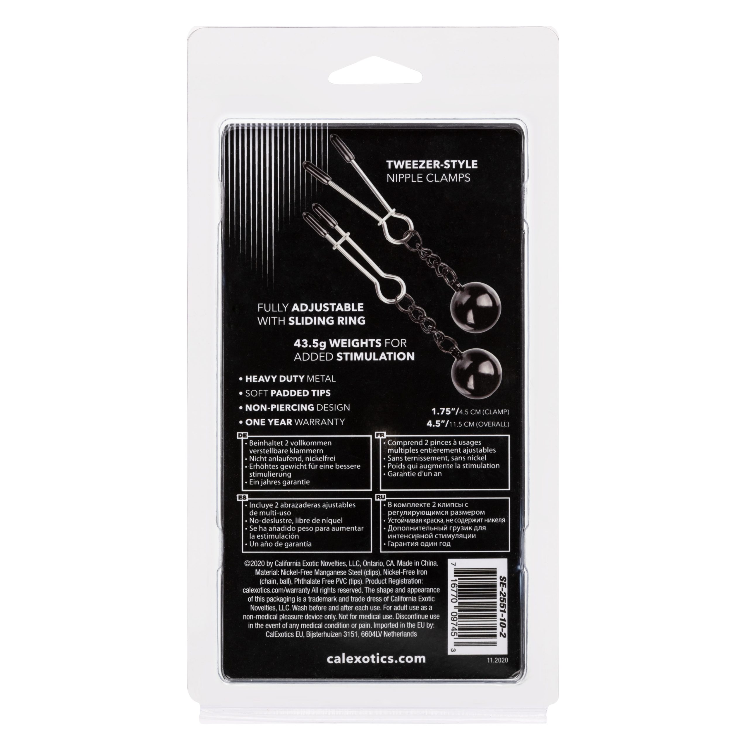 nPakO2EKJWe5fcsjy1WDMcDCYo9eraEe Nipple Grips Weighted Tweezer Nipple Clamps - Image 1