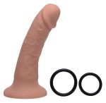 Seducer 7 Inch Silicone Dildo With Harness - Image 4
