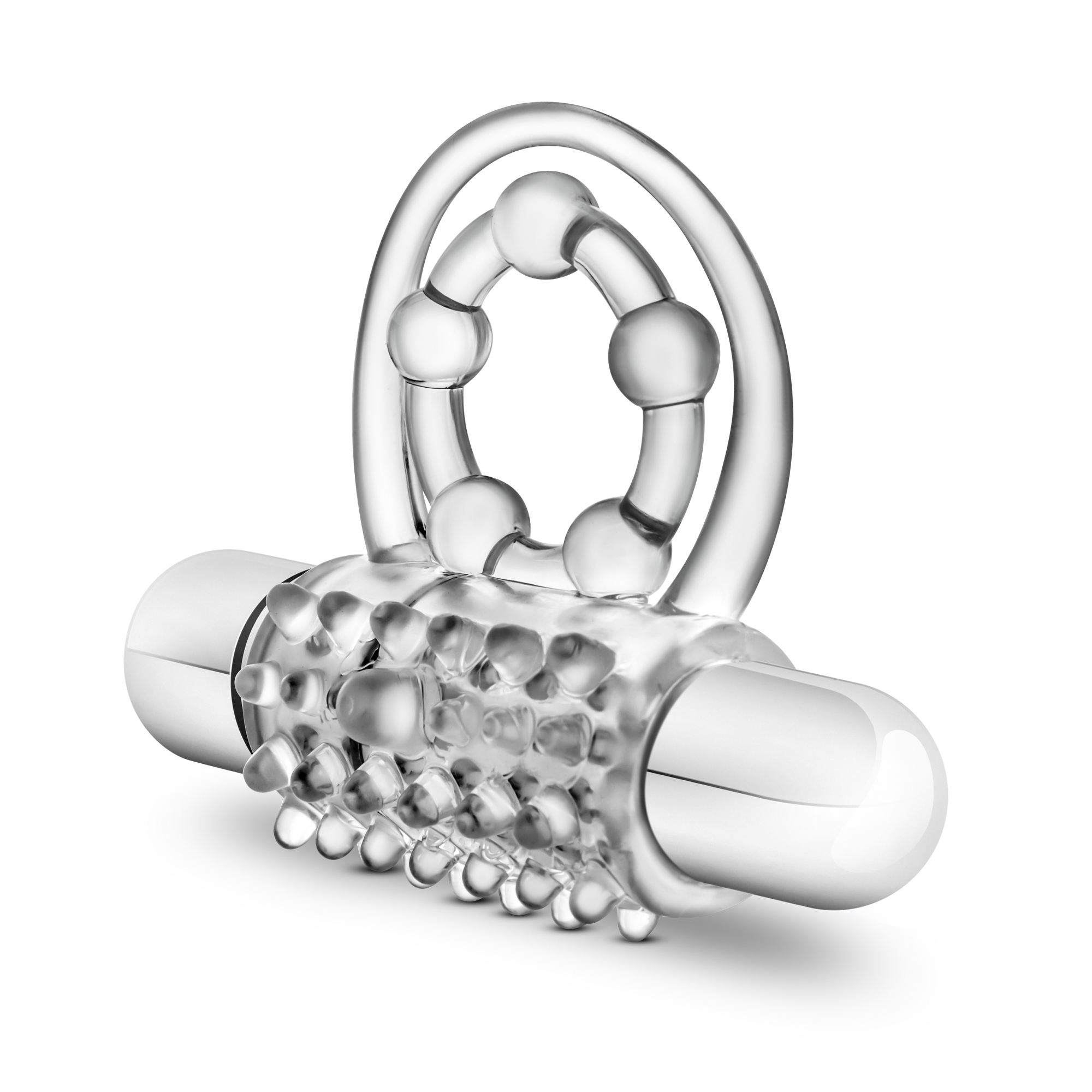 nWKNuHQ3N7V0KQuN56tfgU726n8tlSqI Stay Hard - Vibrating Super Clitifier - Clear - Image 1