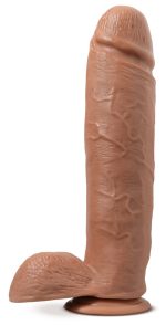 Au Naturel - Huge - 10 Inch Dildo - Mocha