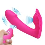 Pretty Love Katherine Wearable Butterfly Vibrator - Fuchsia - Image 3