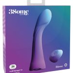 Threesome Wall Banger G Silicone Vibrator - Purple