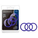 Performance - Vs1 Pure Premium Silicone Cockrings - Medium - Indigo - Image 5