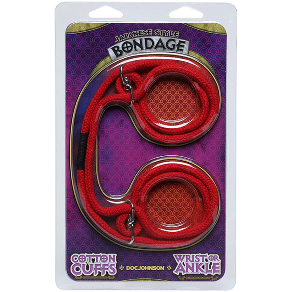 o1j3KwMnHkRvLgd0BudBNVuc7hqQLEid Japanese Style Bondage - Cotton Wrist or Ankle Cotton Cuffs - Image 1
