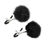 Sincerely Fur Nipple Clips - Black - Image 2