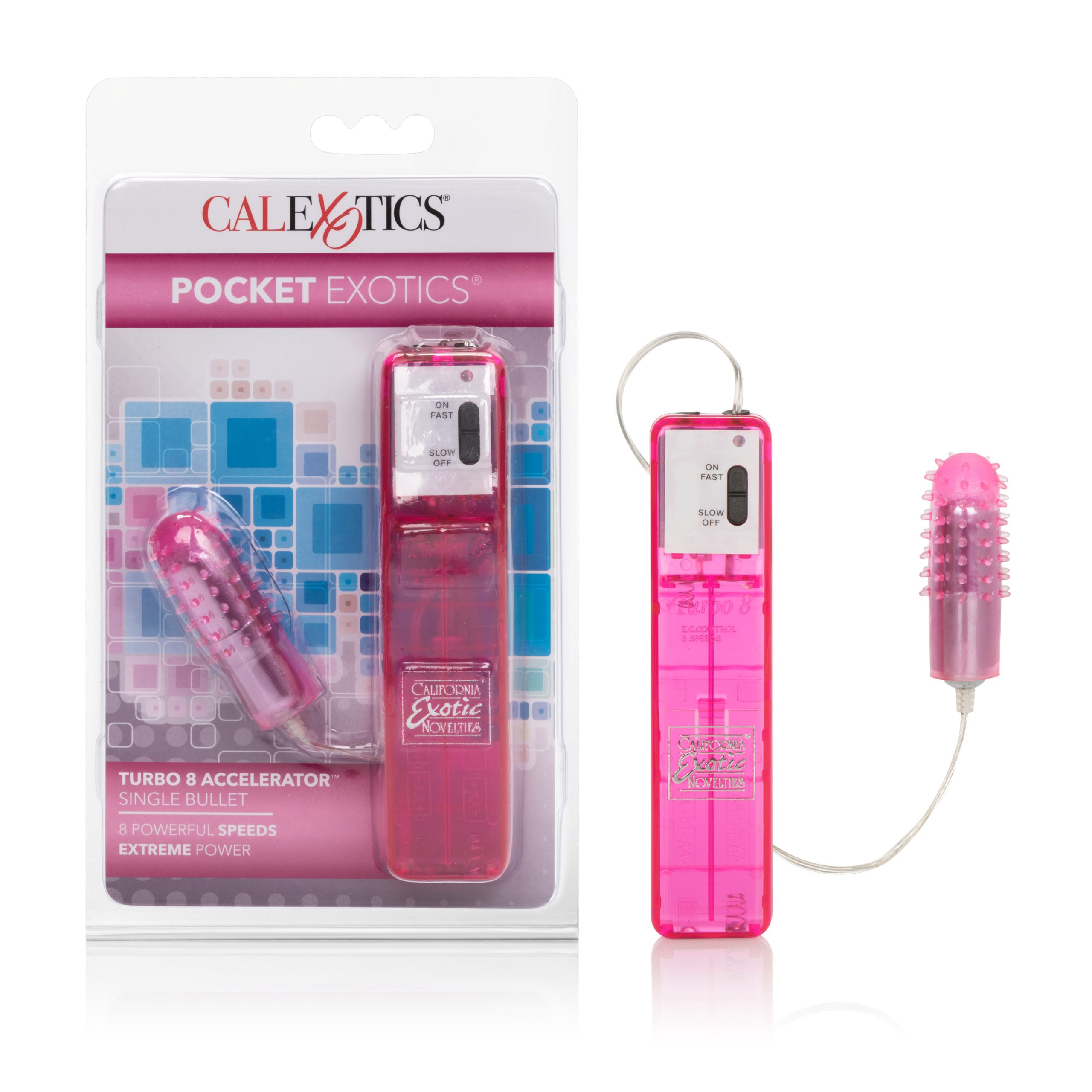 oO4QCYza1dFHkixbd4J1srzxJybm58Xf Turbo 8 Accelerator Bullet - Pink - Image 1