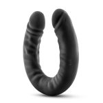 Ruse - Silicone Double Headed Dildo - 18 Inch - Black - Image 3