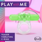 Play With Me – Teaser Vibrating C-Ring – Green - Image 3