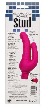 Rechargeable Power Stud Over and Under - Pink - Image 2
