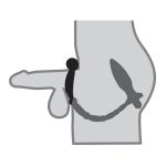 Anal Fantasy Collection Ass Kicker With Cockring - Black