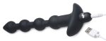 Bang - Vibrating Silicone Anal Beads and Remote Black - Image 2