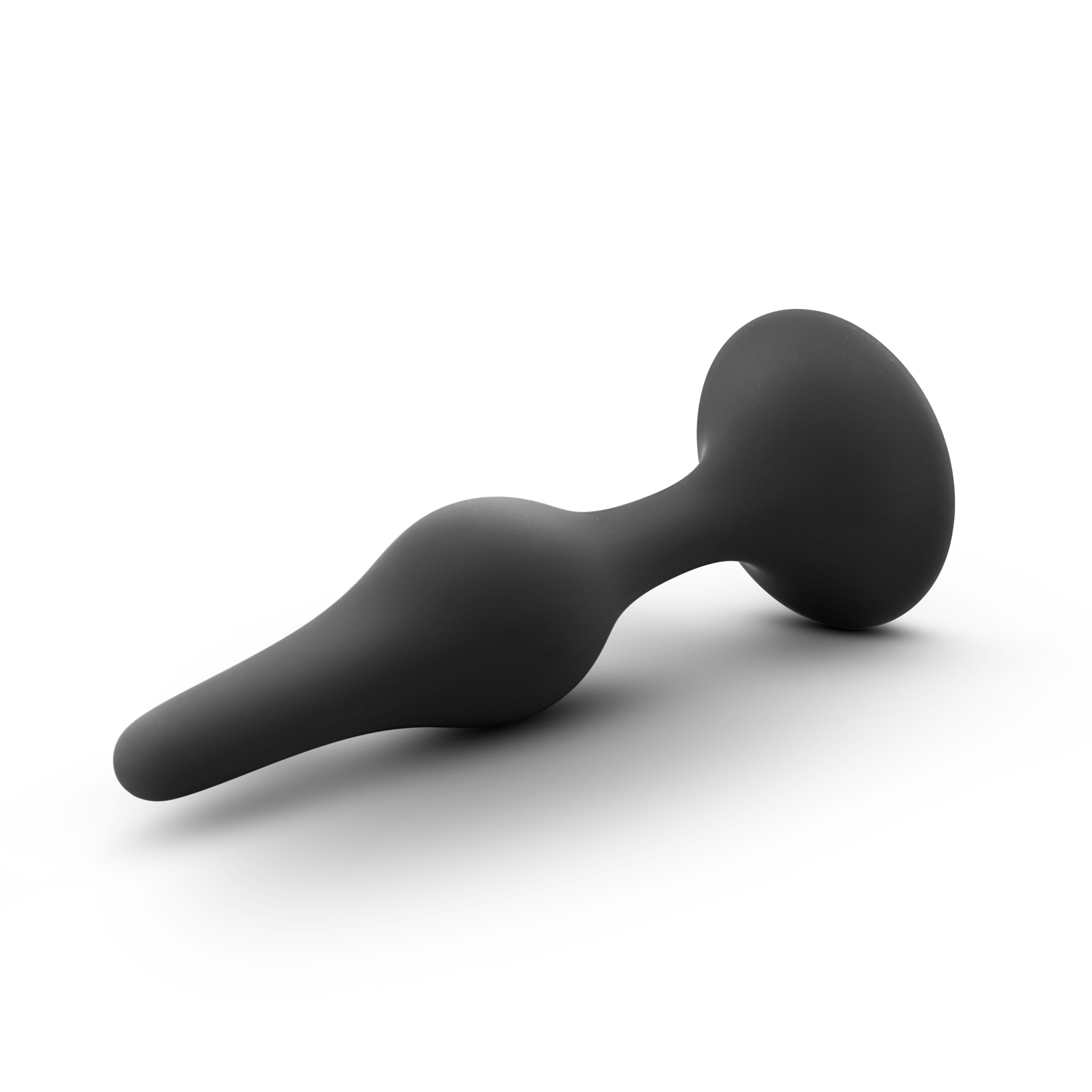 ojOOV3RXTlDES7QRiqzlgJKn5jx1OSTK Anal Adventures Platinum - Silicone Beginner Plug - Large - Black - Image 1