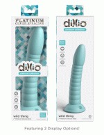 Dillio Platinum - Wild Thing 7 Inch Dildo - Teal - Image 2