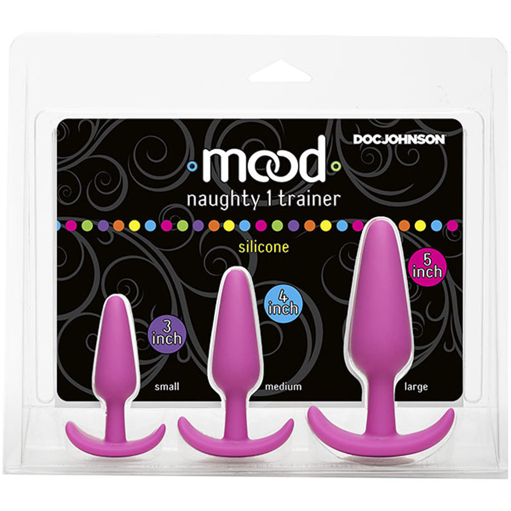p4IU0GiwA1RM8Ii98iszpbJ04rNICjtg Mood - Naughty 1 Anal Trainer Set - Pink - Image 1