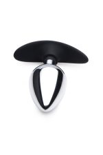 Dark Invader Metal and Silicone Anal Plug - Large - Image 4