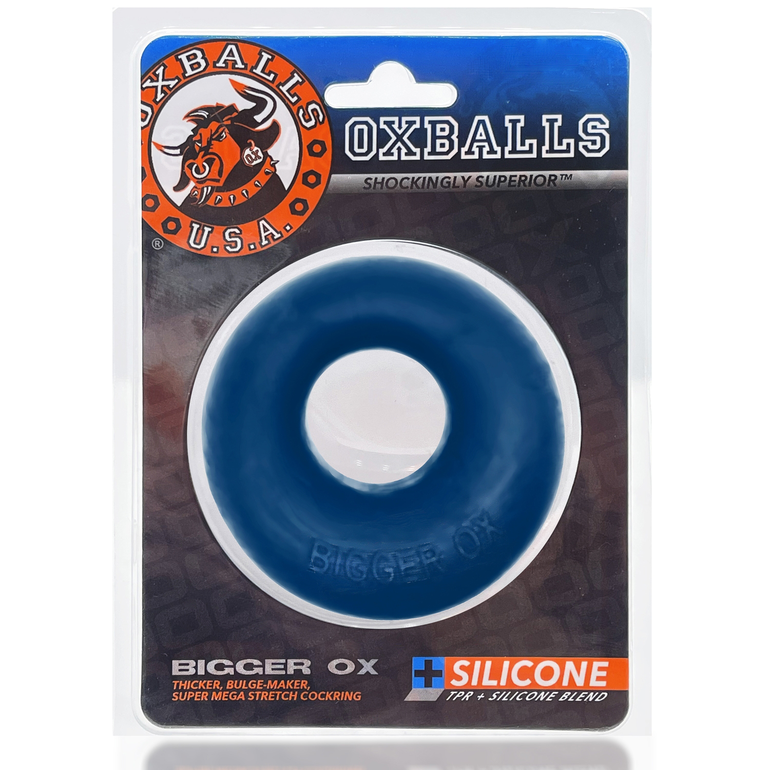 p76csFfyq2chU5qZgJrGbZ51K11vYKMg Bigger Ox Cockring - Space Blue Ice - Image 1