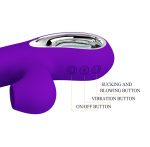 Pretty Love Jersey Sucking and Vibrating Rabbit - Purple - Image 7