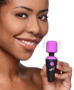 Bang - 10x Vibrating Mini Silicone Wand - Purple - Image 4