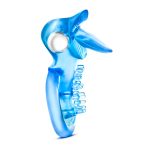 Stay Hard 10 Function Vibrating Tongue Ring - Blue - Image 5