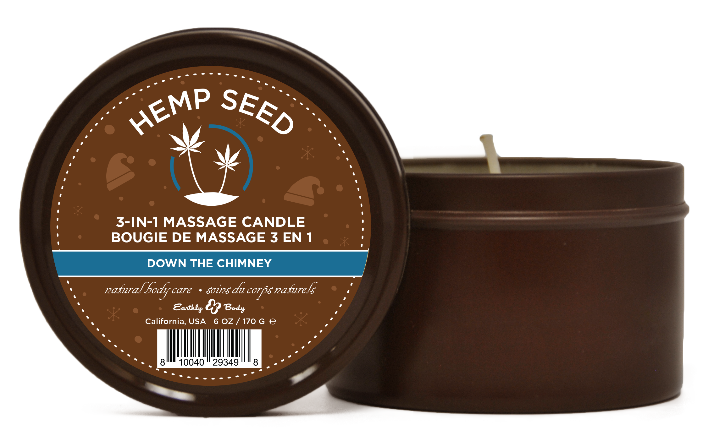 pONkoGYL79ecLGEc0hdQU7WnnqVLrlgr Hemp Seed 3-in-1 Massage Candle Down the Chimney 6oz/ 170 G - Image 1