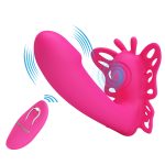 Pretty Love Katherine Wearable Butterfly Vibrator - Fuchsia - Image 4