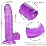 Size Queen 6 inch/15.25 Cm - Purple - Image 9