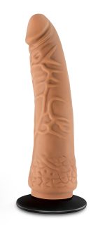 Lock on - Hexanite - 7.5 Inch Dildo With Suction Cup Adapter - Mocha