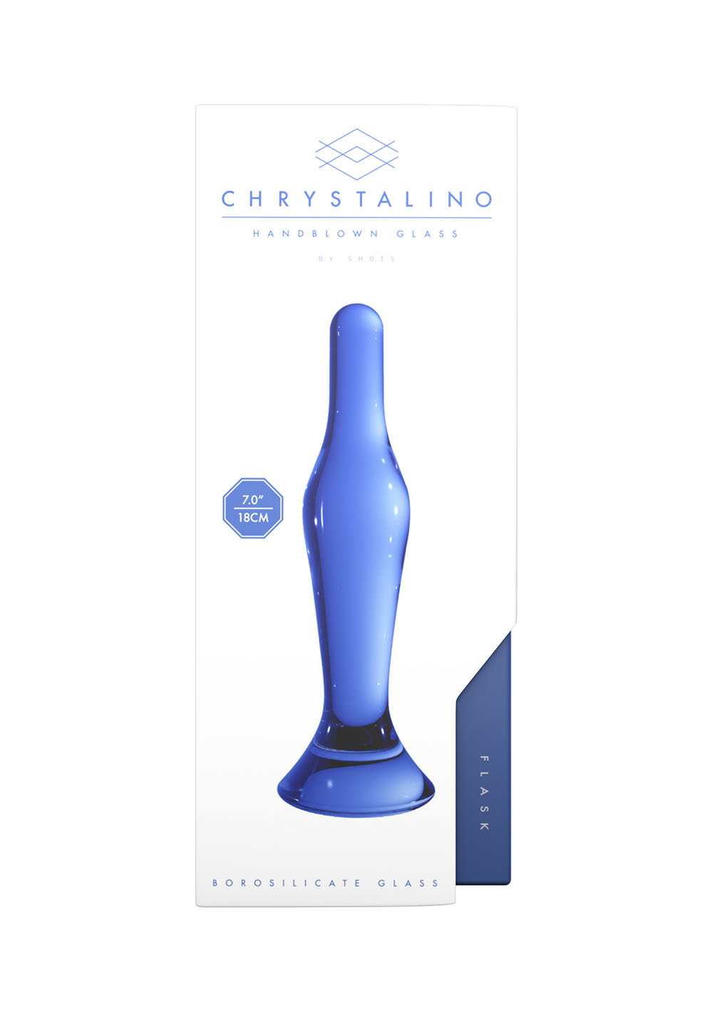 Chrystalino - Flask - Blue Chrystalino Flask - Blue - Image 1