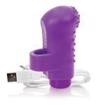 Charged Fingo Rechargeable Finger Vibe - Purple - Image 4