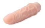 Dr. Skin Silicone - Dr. Robert - 7 Inch Vibrating Dildo -Beige - Image 2