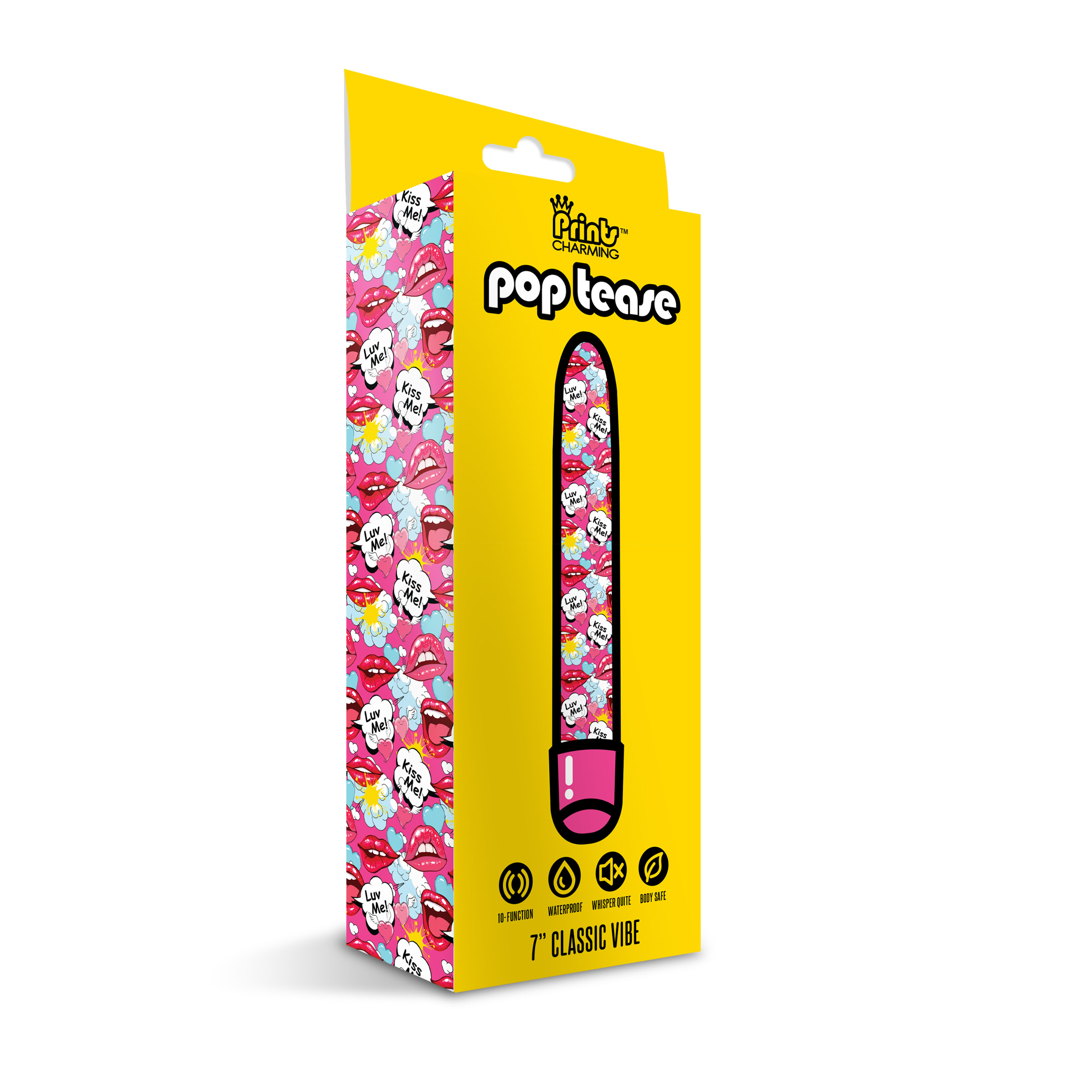 pr3F0JyowF3QbI7HpzLBc2uPG5dun9Kg Prints Charming 7 Inch Classic Vibe Kiss Me - Pink - Image 1