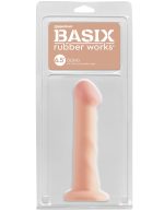 Basix Rubber Works - 6.5 Inch Dong With Suction Cup - Flesh - Image 2