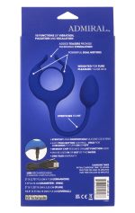 Admiral Plug and Play Weighted Cock Ring - Blue - Image 2