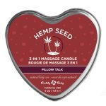 Hemp Seed 3-in-1 Massage Candle - Pillow Talk - 4 Oz