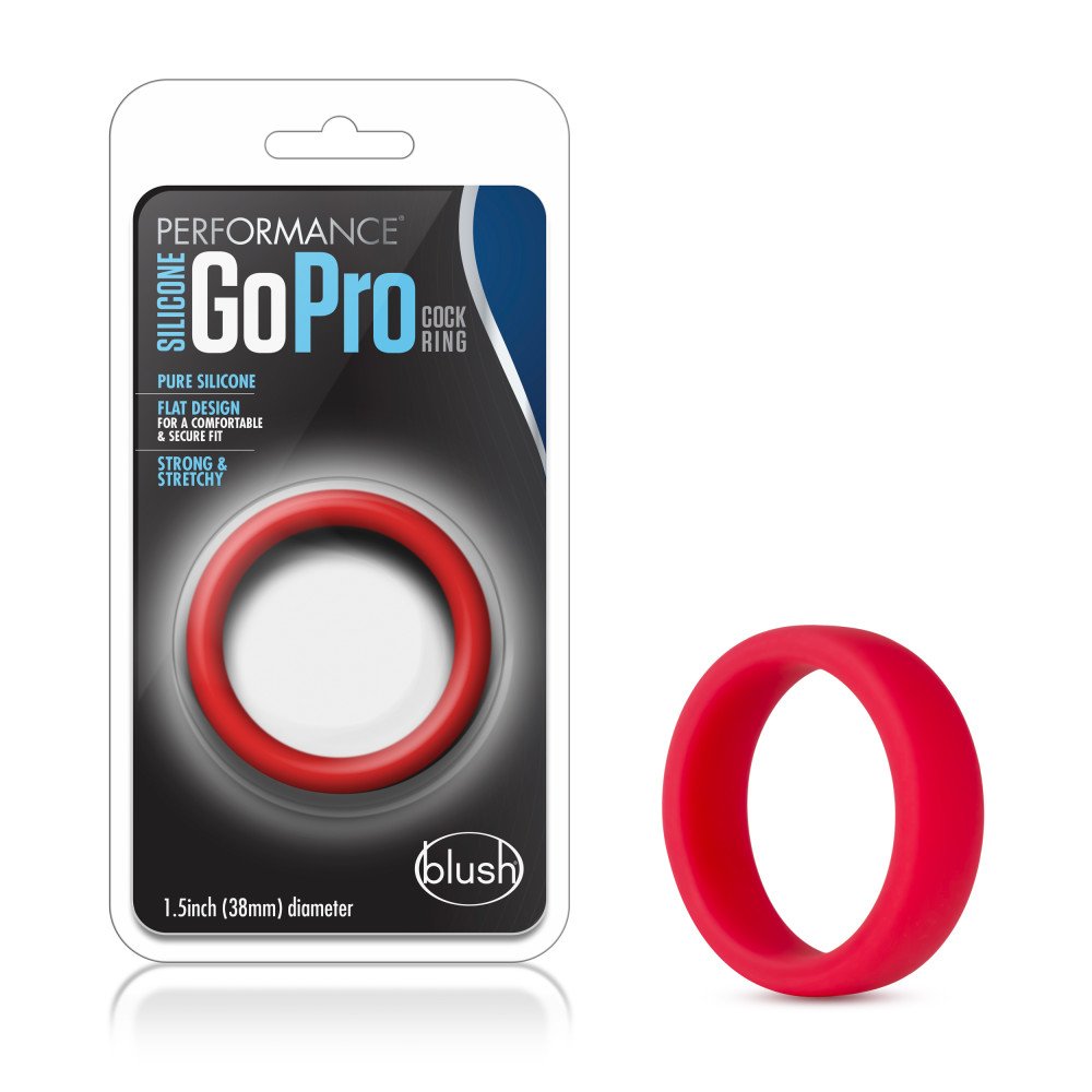qApsibRtRO8IQTIvdZ4CuUBoKhjOtgdb Performance - Silicone Go Pro Cock Ring - Red - Image 1
