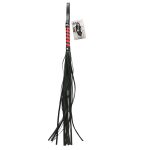 Sex and Mischief Stripe Flogger - Red and Black - Image 3