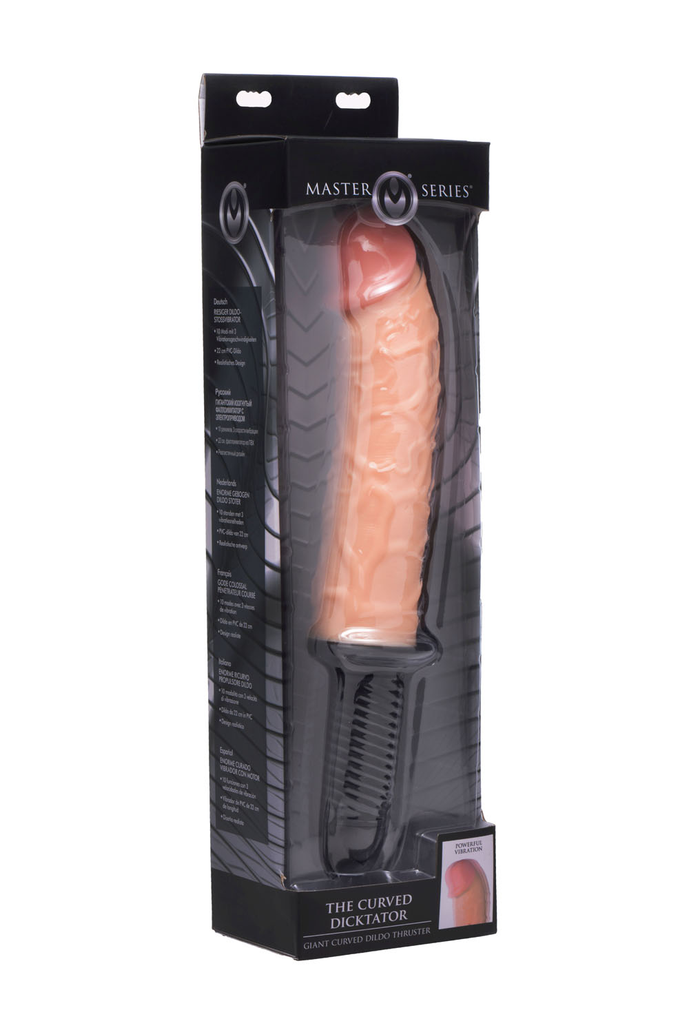 qLewJ16VApDDWqBY8OTp8iQrFvE6ceZV The Curved Dicktator 13 Mode Vibrating Giant Dildo Thruster - Flesh - Image 1