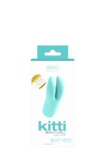 Kitti Rechargeable Dual Vibe - Tease Me Turquoise - Image 3