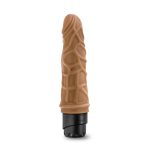 Dr. Skin - Cock Vibe 3 - 7.25 Inch Vibrating Cock - Mocha - Image 2
