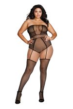 Teddy Bodystocking - Queen - Black - Image 2