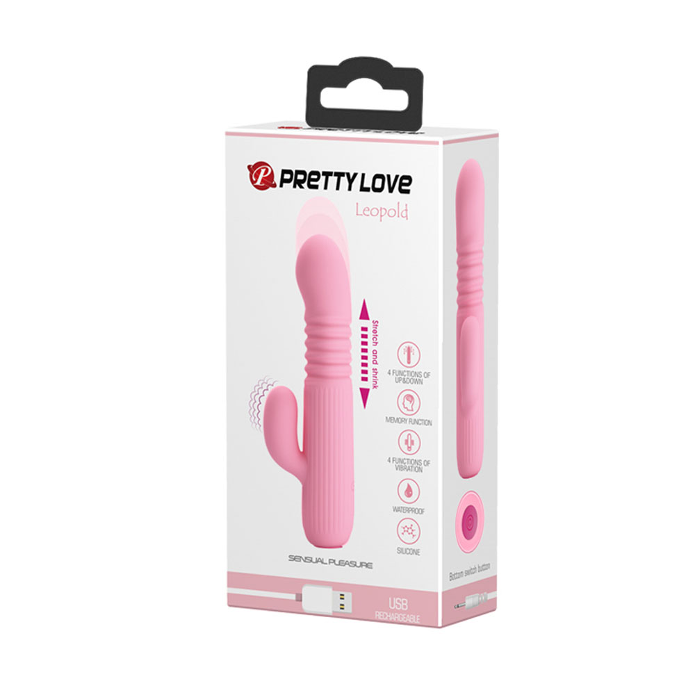 qeMu9In6diOfMaX72Rwrt4PiMgM5aP3T Pretty Love Leopold G-Spot Vibrator - Pink - Image 1