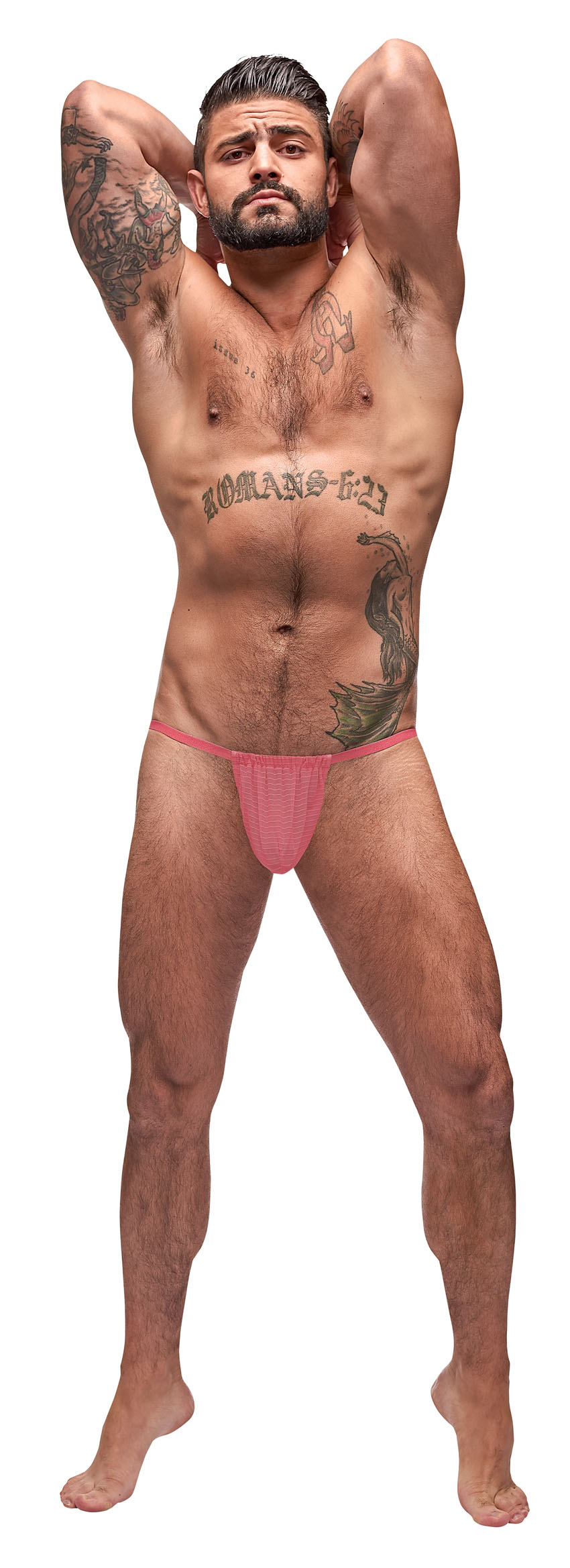 qgtPAykBKEX8fAxxcEqkDzeZdNMcSayV Mesh Rib Bong Posing Strap - Pink - One Size - Image 1
