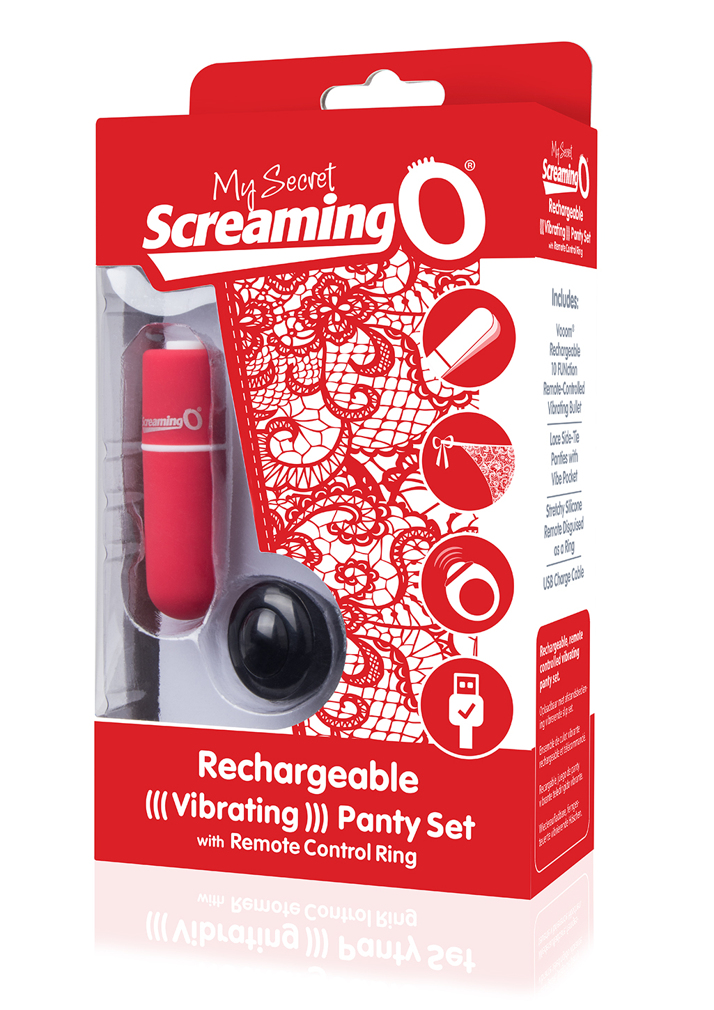 qijGQaPEs2GmBKffJxXg0jipeBu4SvLk My Secret Charged Remote Control Panty Vibe - Red - Image 1