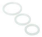 Trinity Silicone Cock Rings - Clear - Image 2