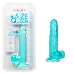 Size Queen 6 Inch - 15.25 Cm - Blue - Image 12