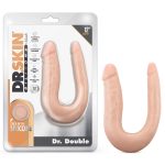 Dr. Skin Silicone - Dr. Double - 12 Inch Double Dong - Vanilla - Image 5