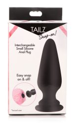 Snap-on Interchangeable Small Silicone Anal Plug - Image 2