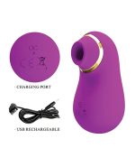 Pretty Love Romance Emily Sucking Clitoral Massager - Fuchsia - Image 4